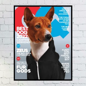 Custom Digital Dog Magazine Cover