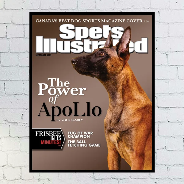 Custom Digital Dog Magazine Cover
