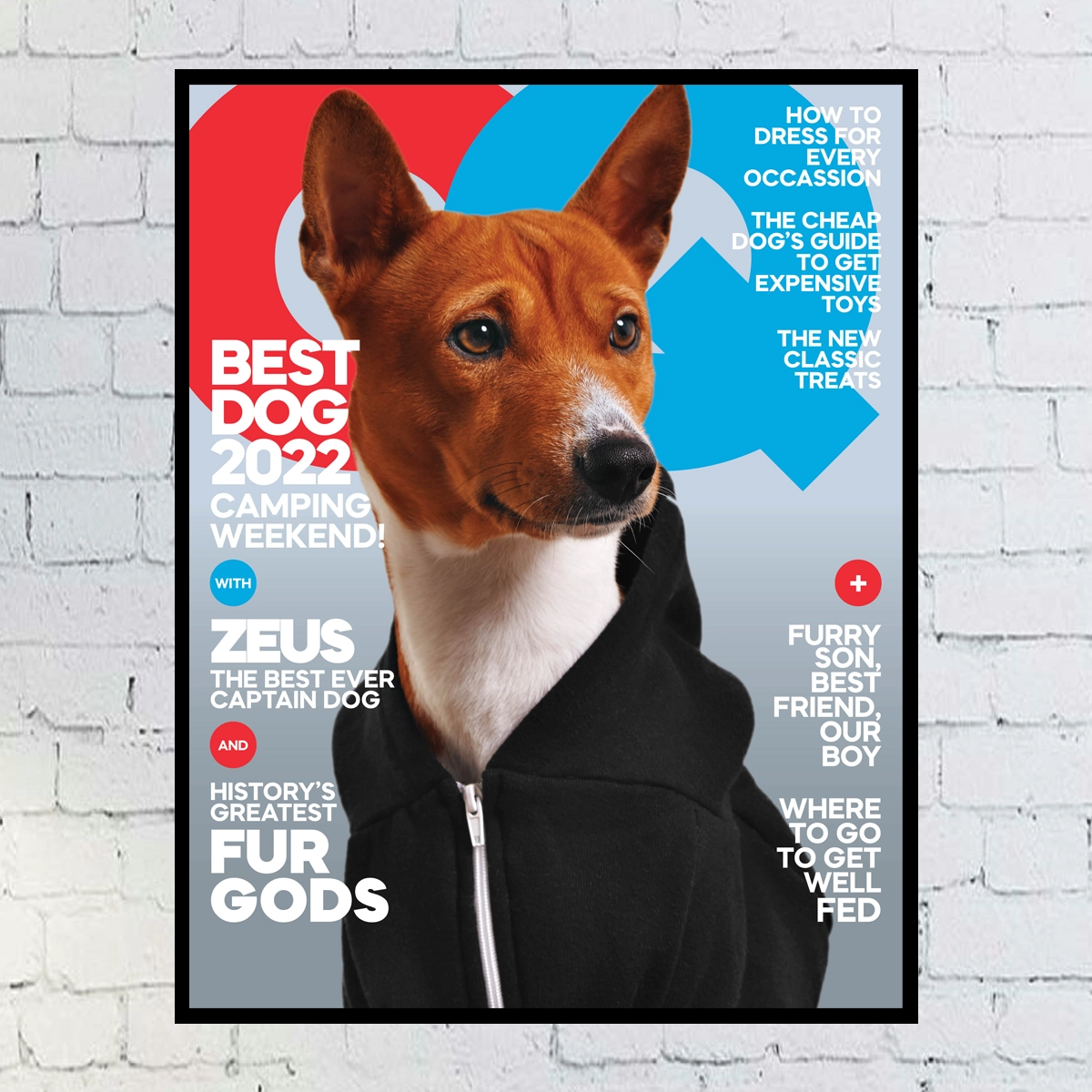 Custom Digital Dog Magazine Cover