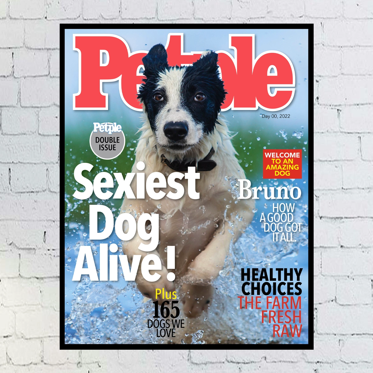 Custom Digital Dog Magazine Cover