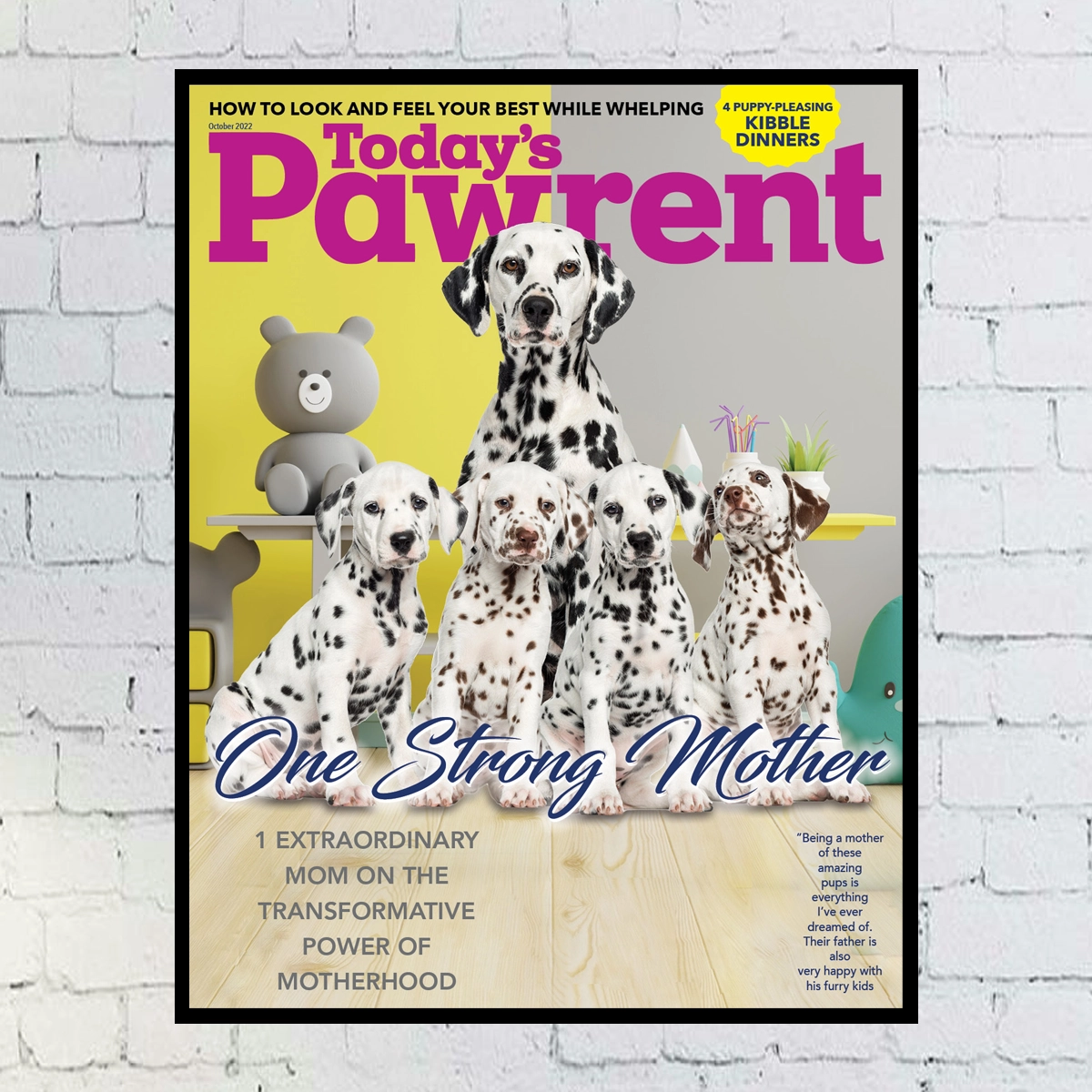 Custom Digital Dog Magazine Cover